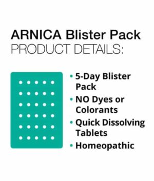 Arnica Blister pack features