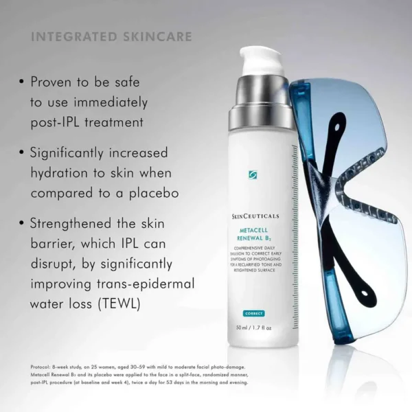 SkinCeuticals Metacell Renewal B3 tested post-procedure IPL