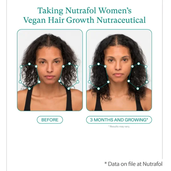 Nutrafol for Women Vegan before and after results