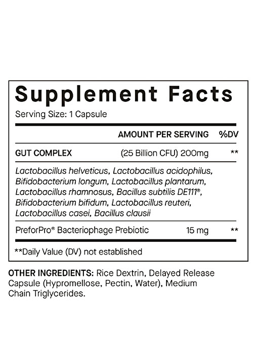 Hairbiotics Supplement Facts
