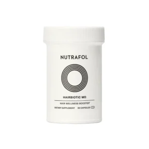 Nutrafol Hairbiotic MD probiotics bottle one month