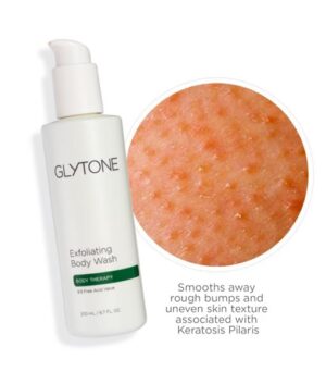 Glytone Body Wash and bumpy texture