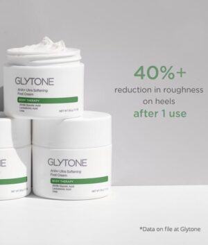 Glytone AHA+ Ultra Softening Foot Cream less roughness stats