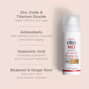 EltaMD UV AOX Elements Sunscreen benefits