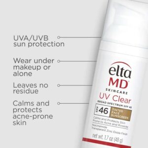 EltaMD UV Clear sunscreen tinted benefits