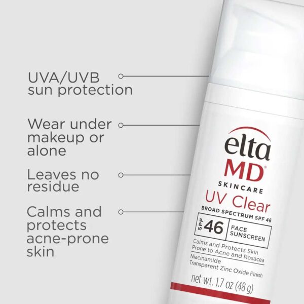 EltaMD UV Clear sunscreen untinted benefits