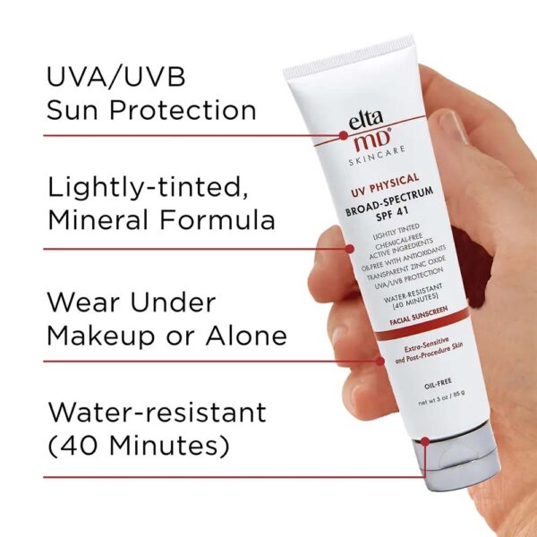 EltaMD UV Physical sunscreen benefits