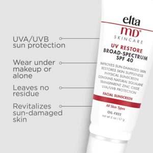 EltaMD Restore Untinted sunscreen benefits